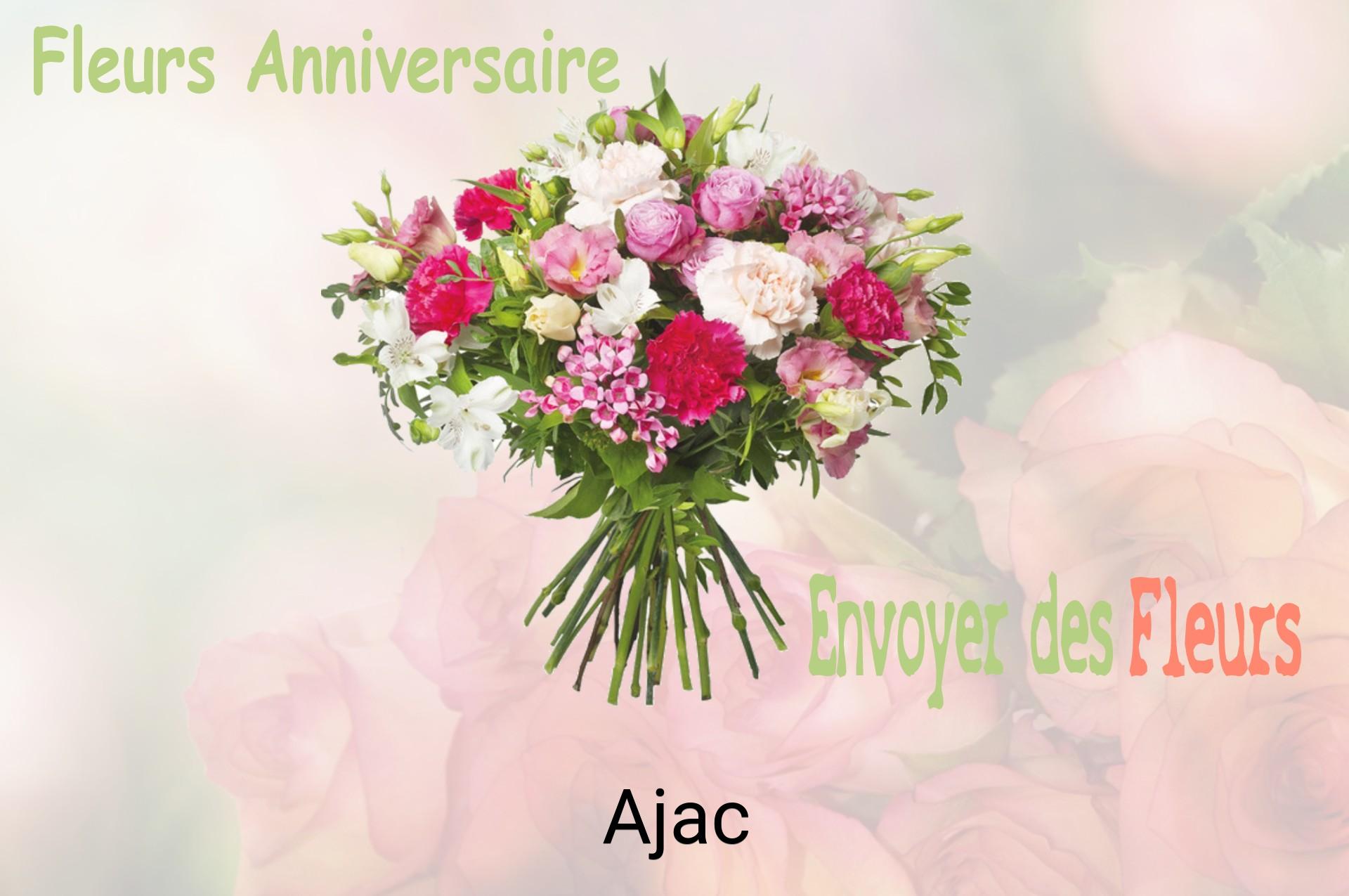 Bouquet de fleurs d’anniversaire livré à Ajac